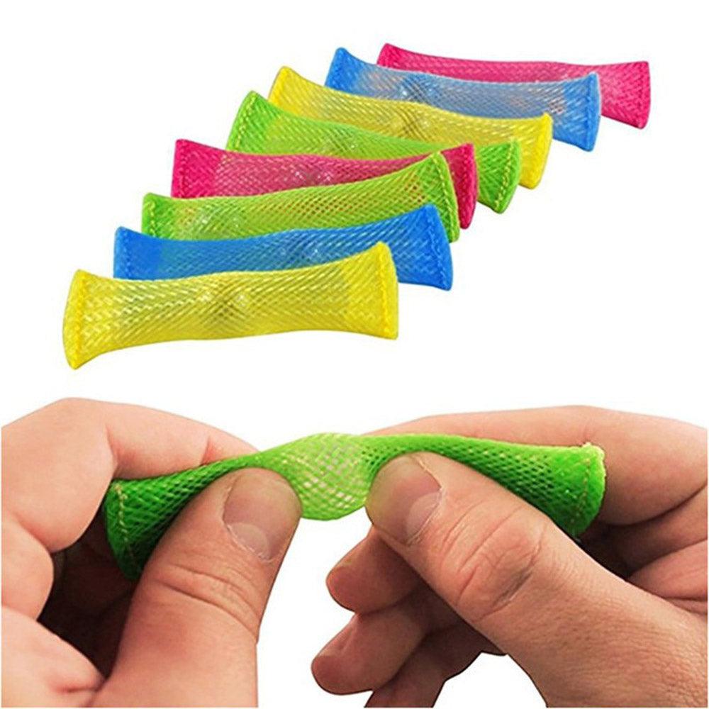 Stress Relief Net Tube With Glass Beads Toy/KC-294