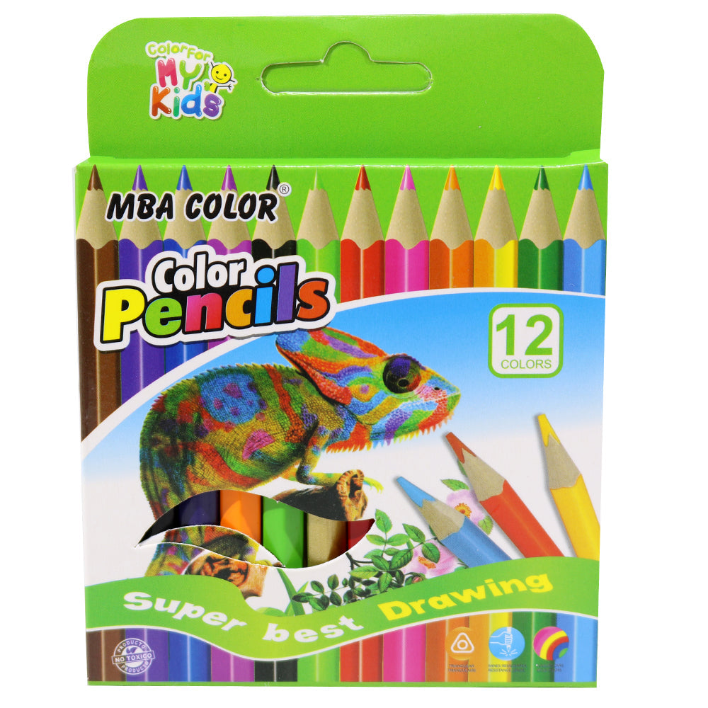 MBA Color Mini colour Pencils (12 Pcs) / 9015-12