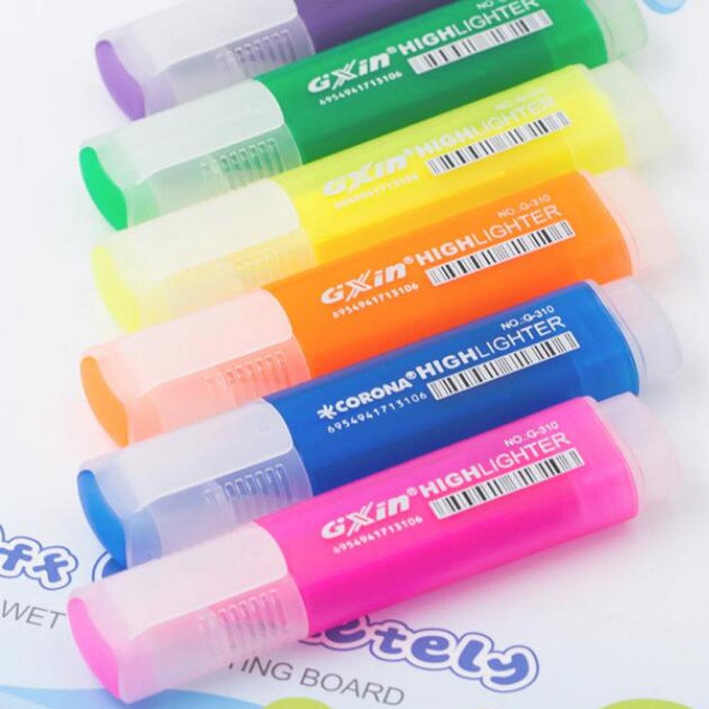 Gixin  Highlighter Marker Pen Multi Colored Highlighter/6954941713106
