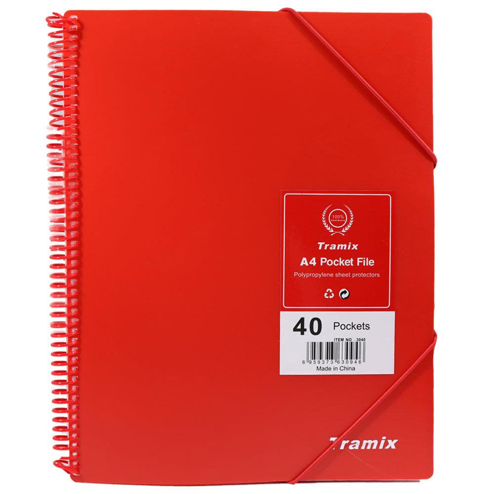 Tramix A4 Pocket File 40 Pockets / 3040 / P-285