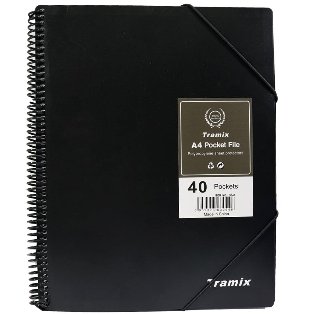 Tramix A4 Pocket File 40 Pockets / 3040 / P-285
