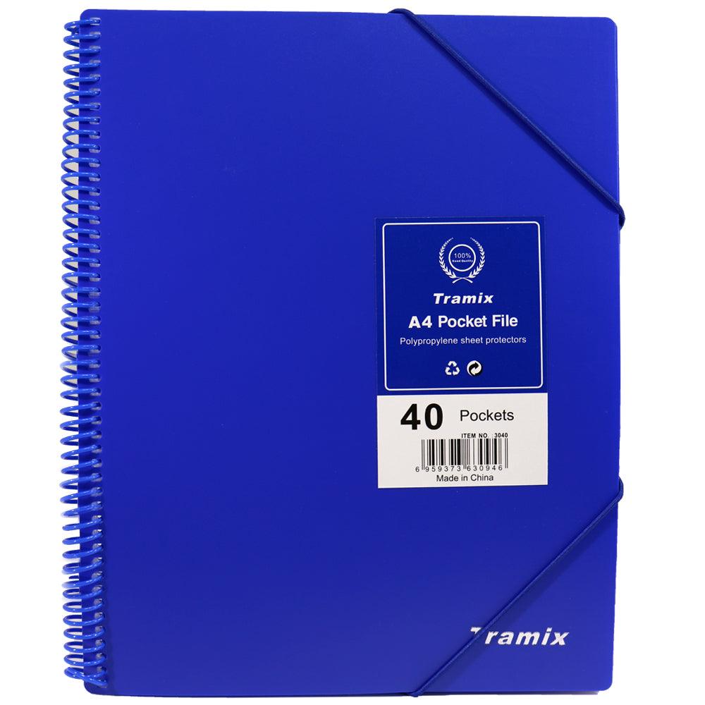 Tramix A4 Pocket File 40 Pockets / 3040 / P-285