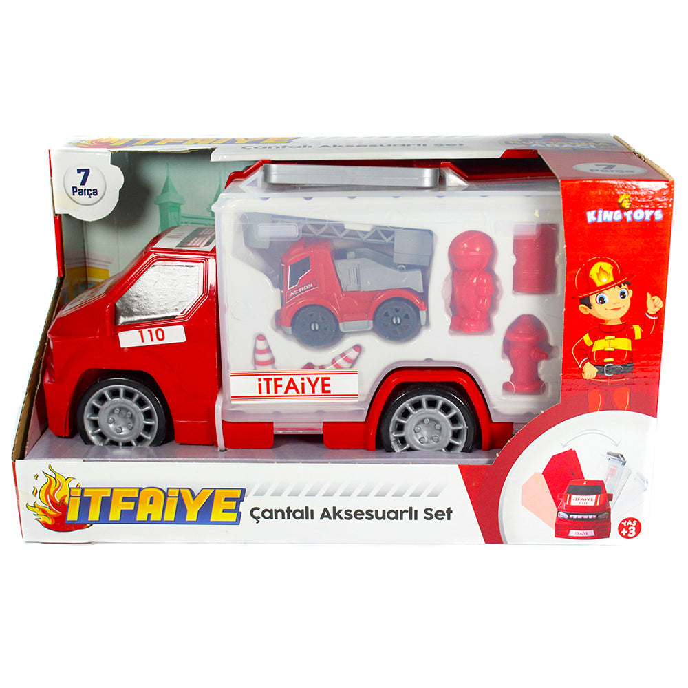 King Toys Fire Truck With Bag