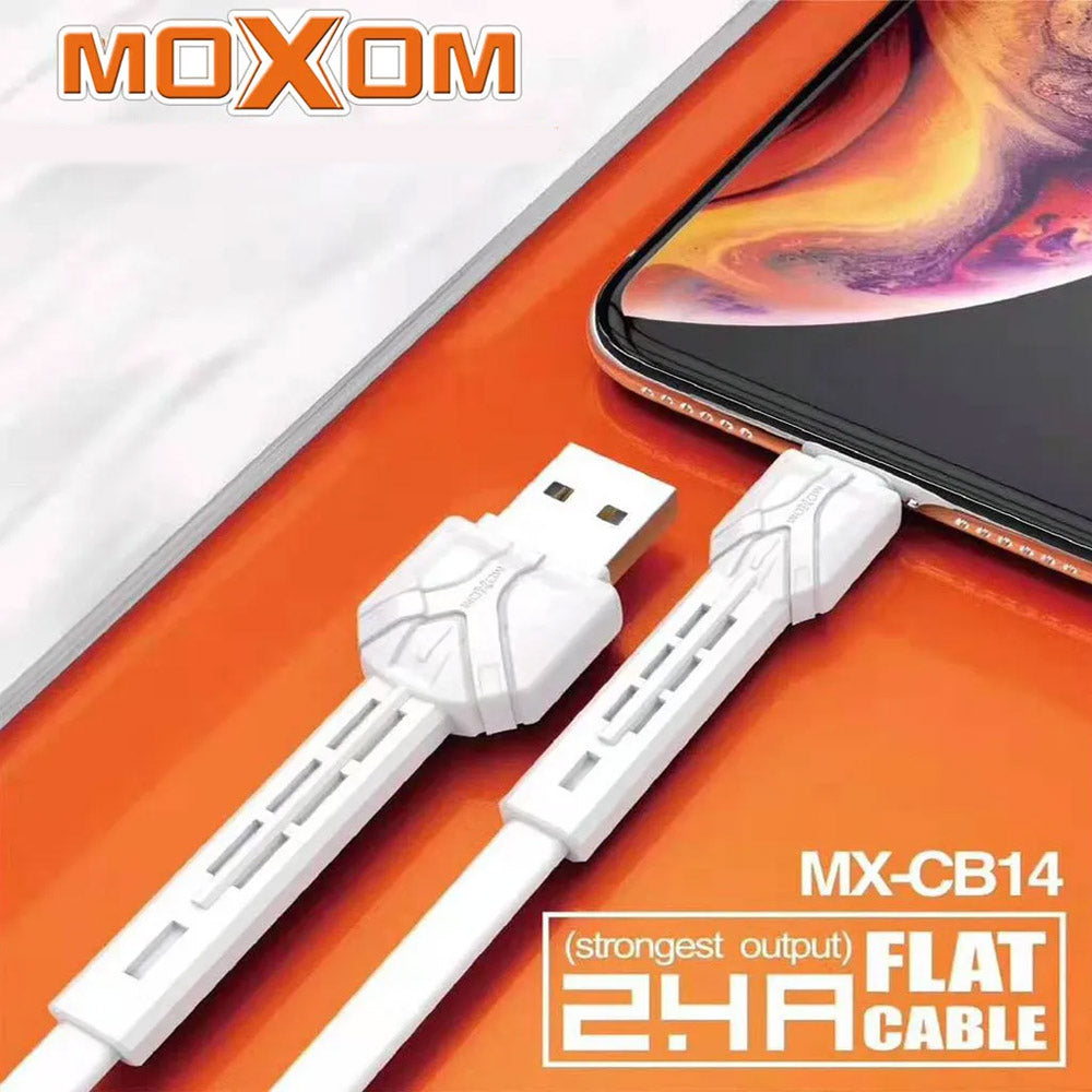 MOXOM MX-CB14 Fast Charging Support High Speed Transfer Long Lasting MOXOM MX-CB14 DATA CABLE