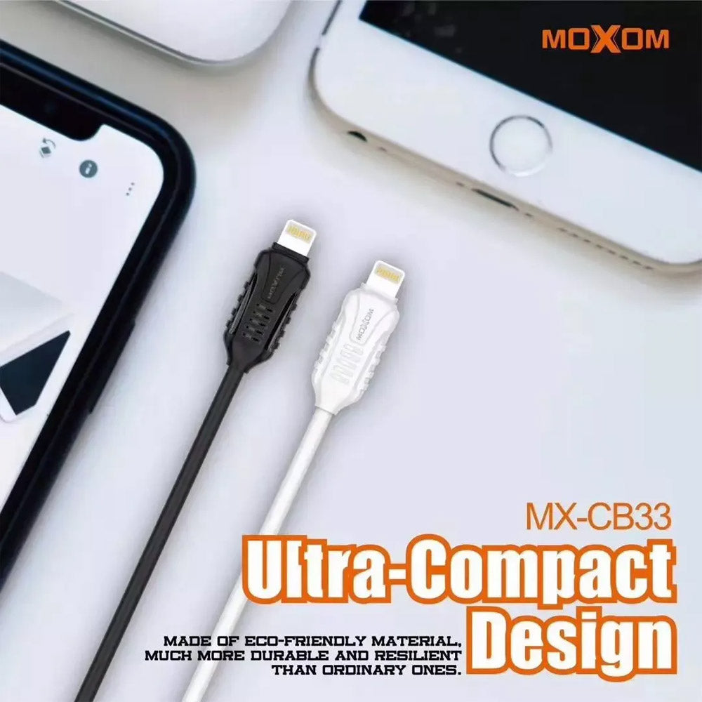 Moxom MX-CB33 Charging/Data Interface, Fast Charging 2.4A High Speed Data Transfer Moxom MX-CB33 Lightning / Micro / Type-c