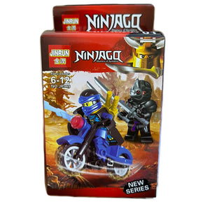 Mini Ninjas with Mini Motorcycle Building Blocks - Action-Packed Fun for Kids/969b