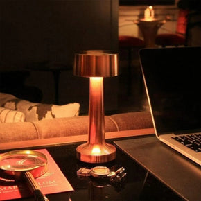 Decoration LED Light Metal Desk Lamp Touch Rechargeable USB/kr-473