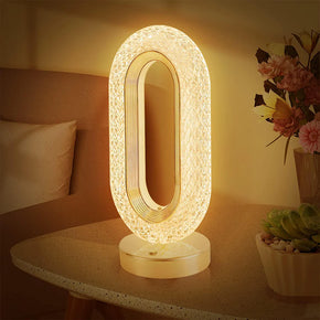 USB Oval Crystal Stand Night Lamp/kr-468