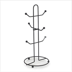 Worthy Shoppee Tea Cup Stand Mug Holder Wrought Iron/kq496