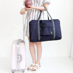 New Nylon Foldable Travel Bag Unisex Large Capacity Luggage Bag/kr-159