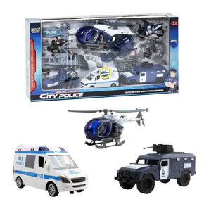 City Police Special Ops And Rescue Set For Kids - Includes Multiple Vehicles/8832-2