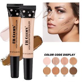 Concealer Foundation Matte Full Coverage Brighten Makeup /kq059