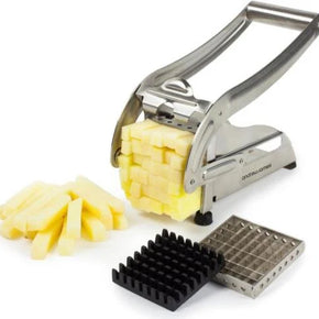 Stainless Steel Potato Chipper with 2 Blades Machine Maker Slicer / 6979838754543