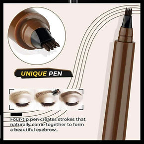 4 Points Multi-Used Waterproof Eyebrow Beard Filling Pen/kq081