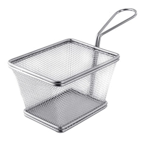 Mini Rectangular Stainless Steel Frying Basket / KC-135L