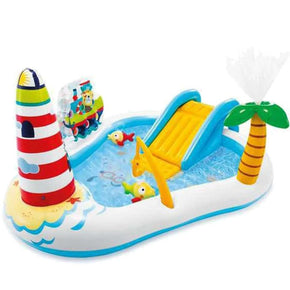 Intex Fishing Fun Play Center Inflatable Kiddie Pool 57162NP