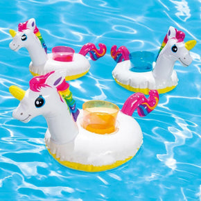 Intex 57506NP Set Of 3 Unicorn Coasters (Drink Holders)