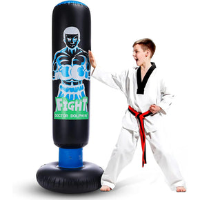 Inflatable Kids Punching Bag With Stand/kl64