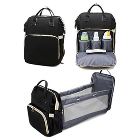 Large Baby Bag, Multi-Functional Travel Back Pack, Anti-Water Maternity Nappy Bag Changing Bags 35*16*28CM/kn-546