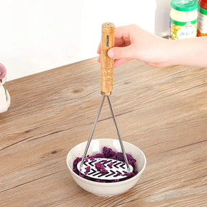 Wooden Handle Potato Masher/kr-717