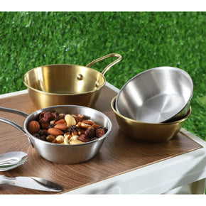 Stainless Steel Bowl Shirt Bowl Camping Outdoor Portable Bowl - 14CM/kr-299