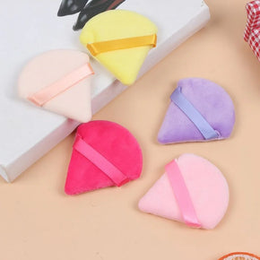 Triangle Velvet Makeup Sponge 8 Pcs\kq025