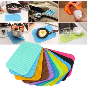 Coasters silicone placement heat resistant pot pan pad/kr-231