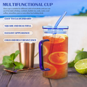 Glass Cup With Lid/kq341-1
