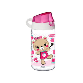 Herevin Decorated Water Bottle Pink Bear 520ml/161821-004