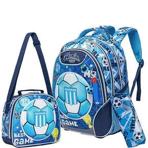 Football Backpack For Girls Set Of 3 Pcs/ 17616-3