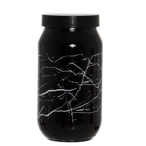 Herevin Decorated Black Marble Jar / 1000ml/8699038069732