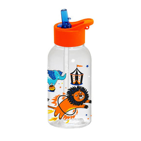 Herevin Decorated Water Bottle With Straw - Circus/161807-360