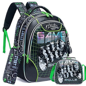 Game Backpack Set Of 3 Pcs