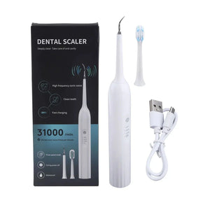 Electric Teeth Cleaner 2 In 1 Electric Teeth With Toothbrush Head/kn-273