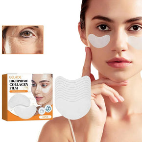 Collagen Soluble Patches Film Anti Aging Eye Mask 10 Pcs/kq118