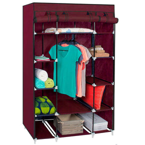 (Net) HCX Storage Wardrobe Portable Closet Organizer Wardrobe Storage Organizer With 10 Shelves Quick And Easy To Assemble Extra Space /kn-150
