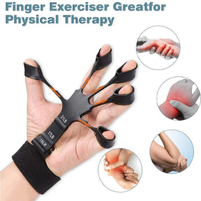 Finger Trainer Finger Grip Strength Trainer, Finger Exerciser & Hand Strengthener, Finger Resistance Band for Wrist Physical Rehabilitation/kn-261