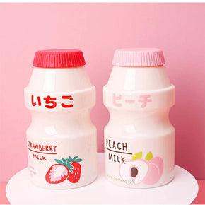 Summer Water Bottle Creative Fruit Plastic Portable Water Bottles For Kids Girl Anti-Fall Water Cup 480ml / 2216