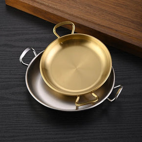 Supplies Korean Style Home Tableware Pan Dishes Snack Tray Dessert Plate 14x14x2cm/kr-263