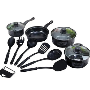 Dessini Cookware Set 13 Pcs Includes Pot Lid ( Blue ) / DR-2104