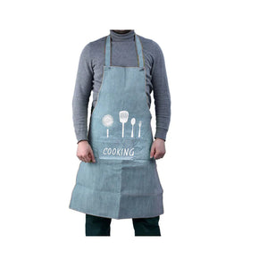 Apron Suitable Large Pockets without tie/kr-394