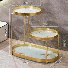 Cosmetic Tray Triple Tier Vanity Organizer For Decor/kr-539