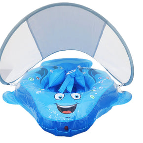 Baby Pool Float Ring Newest With Sun Protection Canopy/kl121