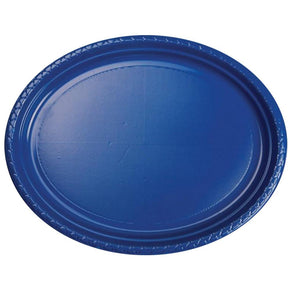 Oval Plastic Plate (6Pcs) N-534/c-729 Navy Cleaning & Household