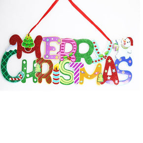 Merry Christmas Foam Door Hanger 50 cm.