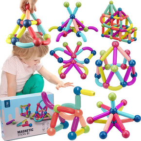 Magnetic Sticks Toy Set 36 Pcs