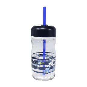 Hane Petite Beverage Bottle With Straw 370cc/	HN-1751